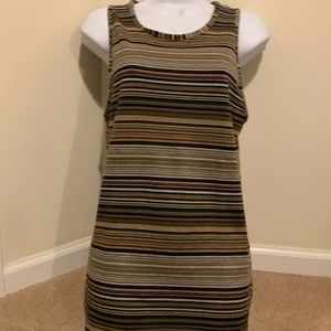 Classic Steele Striped Scoop Neck Cotton Tank in Medium